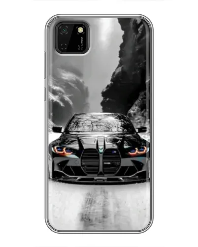 Чехол для Huawei Y5p с картинкой «BMW — акварельный дрифт» Чехол для Huawei Y5p с картинкой «BMW — акварельный дрифт»