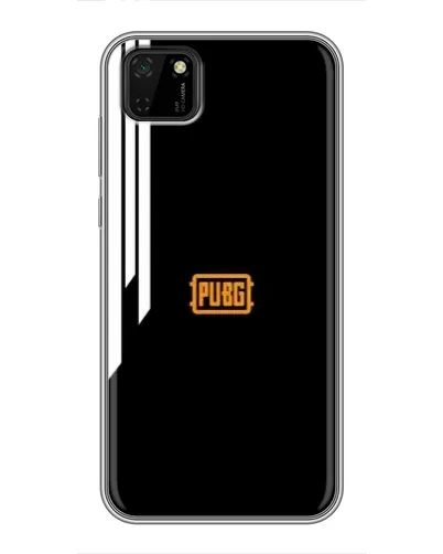 Чехол для Huawei Y5p с картинкой «PUBG — вертикальные линии»