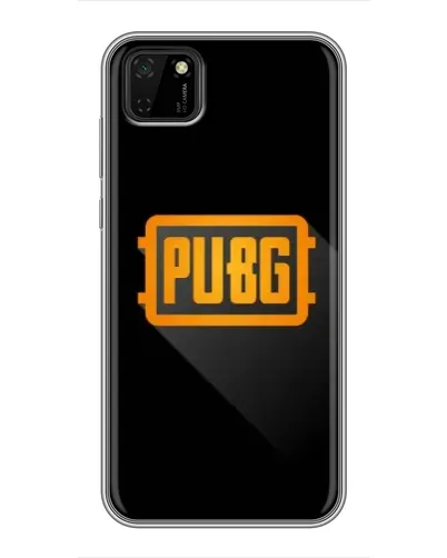 Чехол для Huawei Y5p с картинкой «PUBG — рамка лого»