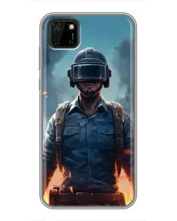 Чехол для Huawei Y5p с картинкой «PUBG — реалистичный герой» Чехол для Huawei Y5p с картинкой «PUBG — реалистичный герой»