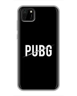 Чехол для Huawei Y5p с картинкой «PUBG — белый логотип» Чехол для Huawei Y5p с картинкой «PUBG — белый логотип»