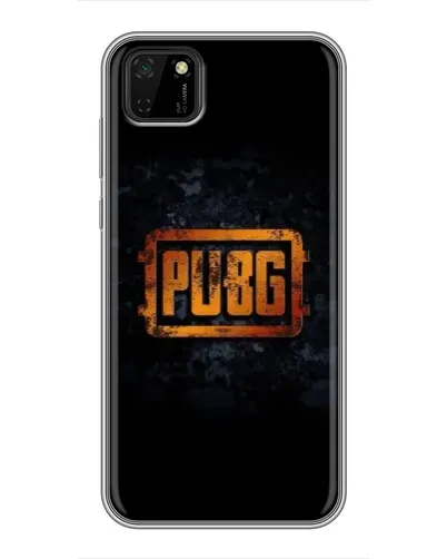Чехол для Huawei Y5p с картинкой «PUBG — золотой логотип»