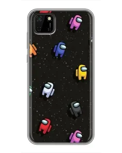 Чохол для Huawei Y5p з картинкою «Космічний патерн Among Us» Чохол для Huawei Y5p з картинкою «Космічний патерн Among Us»