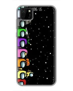 Чохол для Huawei Y5p з картинкою «Команда Among Us» Чохол для Huawei Y5p з картинкою «Команда Among Us»