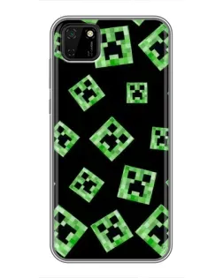 Чохол для Huawei Y5p з картинкою «Паттерн з кріперами»