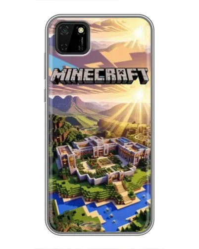 Чехол для Huawei Y5p с картинкой «Minecraft панорама»