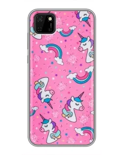 Чехол для Huawei Y5p с картинкой «Unicorn паттерн розовый» Чехол для Huawei Y5p с картинкой «Unicorn паттерн розовый»