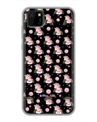 Чехол для Huawei Y5p с картинкой «Magic Unicorn паттерн»