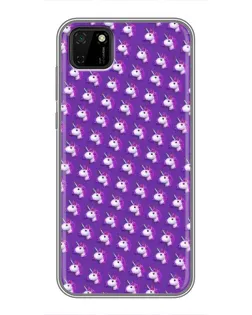 Чехол для Huawei Y5p с картинкой «Единороги на фиолетовом» Чехол для Huawei Y5p с картинкой «Единороги на фиолетовом»