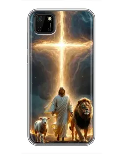 Чохол для Huawei Y5p з картинкою «Лев Юди та Світло»