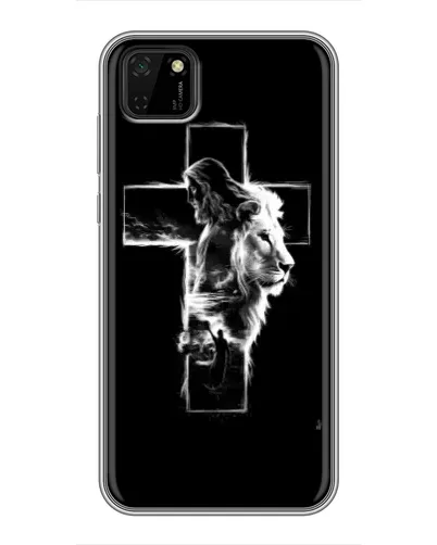 Чехол для Huawei Y5p с картинкой «Сияющий крест Jesus» Чехол для Huawei Y5p с картинкой «Сияющий крест Jesus»
