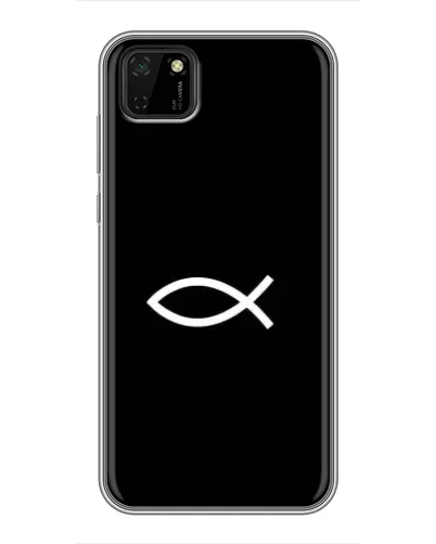 Чехол для Huawei Y5p с картинкой «Символ рыбы Jesus» Чехол для Huawei Y5p с картинкой «Символ рыбы Jesus»