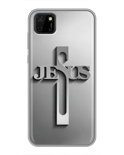 Чехол для Huawei Y5p с картинкой «Металлический крест Jesus» Чехол для Huawei Y5p с картинкой «Металлический крест Jesus»