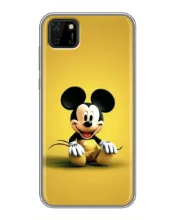 Чехол для Huawei Y5p с картинкой «Микки на желтом»