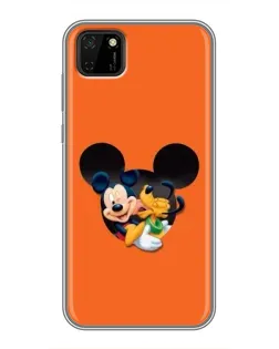 Чехол для Huawei Y5p с картинкой «Сердце Микки Минни»