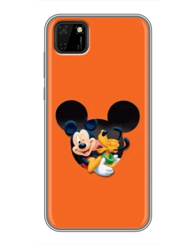 Чехол для Huawei Y5p с картинкой «Сердце Микки Минни»
