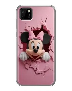 Чехол для Huawei Y5p с картинкой «Минни сквозь стену»
