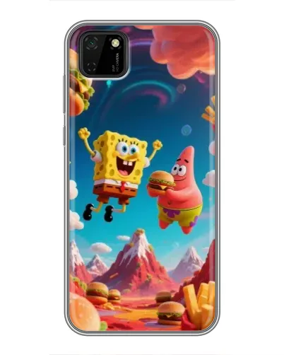 Чохол для Huawei Y5p з картинкою «Космічний фастфуд» Чохол для Huawei Y5p з картинкою «Космічний фастфуд»