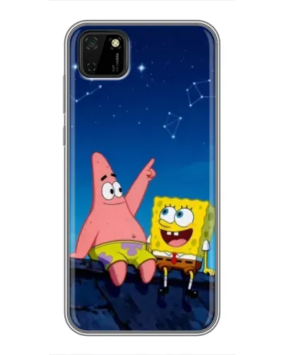 Чохол для Huawei Y5p з картинкою «Губка Боб та Патрік вночі» Чохол для Huawei Y5p з картинкою «Губка Боб та Патрік вночі»