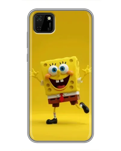 Чохол для Huawei Y5p з картинкою «Позитивний Губка Боб» Чохол для Huawei Y5p з картинкою «Позитивний Губка Боб»