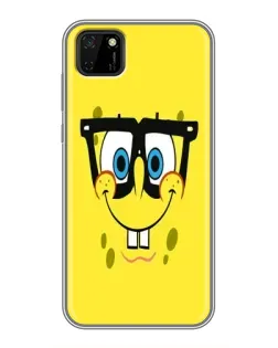 Чехол для Huawei Y5p с картинкой «Минималистичный Спанч Боб»