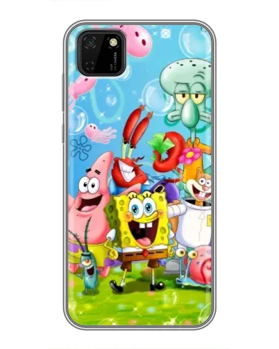 Чехол для Huawei Y5p с картинкой «Губка Боб и друзья» Чехол для Huawei Y5p с картинкой «Губка Боб и друзья»