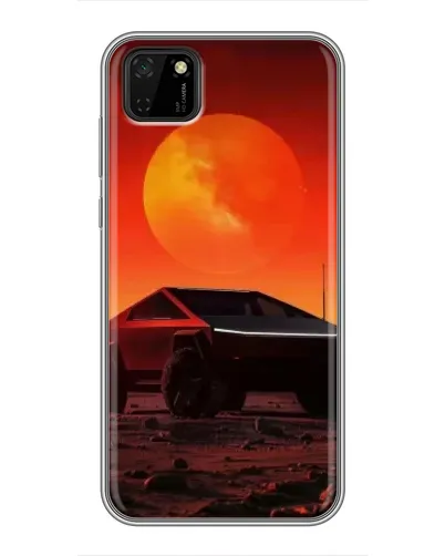 Чехол для Huawei Y5p с картинкой «Cybertruck на Марсе» Чехол для Huawei Y5p с картинкой «Cybertruck на Марсе»