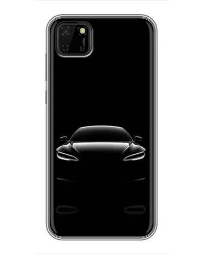 Чехол для Huawei Y5p с картинкой «Силуэт Tesla Night» Чехол для Huawei Y5p с картинкой «Силуэт Tesla Night»