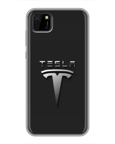 Чехол для Huawei Y5p с картинкой «Стальной логотип Tesla» Чехол для Huawei Y5p с картинкой «Стальной логотип Tesla»