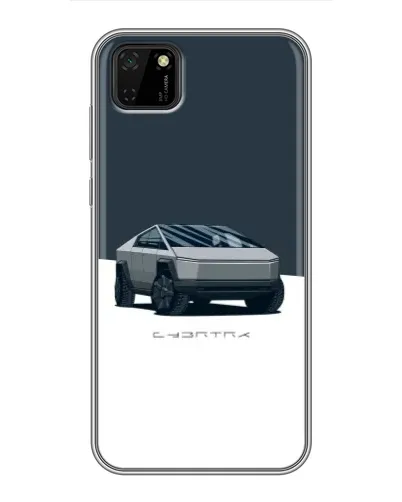 Чехол для Huawei Y5p с картинкой «Серебристый Cybertruck Tesla» Чехол для Huawei Y5p с картинкой «Серебристый Cybertruck Tesla»