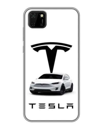 Чехол для Huawei Y5p с картинкой «Tesla White Style» Чехол для Huawei Y5p с картинкой «Tesla White Style»
