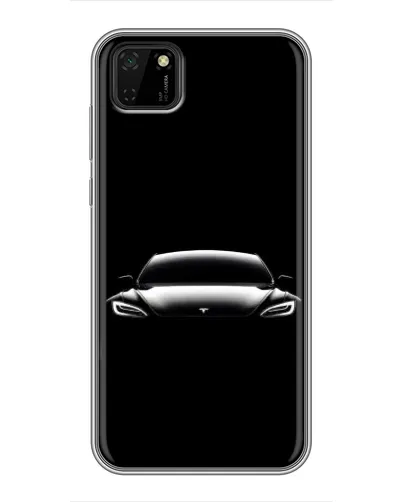 Чехол для Huawei Y5p с картинкой «Фары Tesla Night» Чехол для Huawei Y5p с картинкой «Фары Tesla Night»