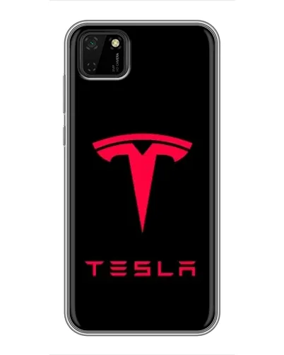 Чехол для Huawei Y5p с картинкой «Tesla Red Logo» Чехол для Huawei Y5p с картинкой «Tesla Red Logo»