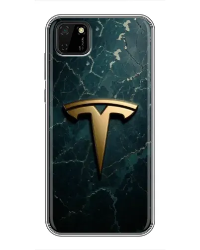 Чехол для Huawei Y5p с картинкой «Мраморная Tesla Gold» Чехол для Huawei Y5p с картинкой «Мраморная Tesla Gold»
