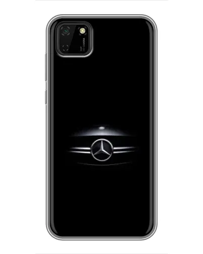 Чехол для Huawei Y5p с картинкой «Mercedes — абстрактные линии»