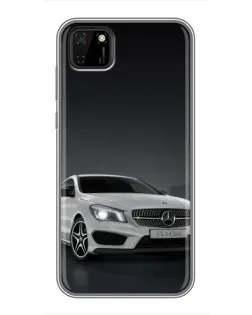 Чехол для Huawei Y5p с картинкой «Mercedes AMG GT Silver»