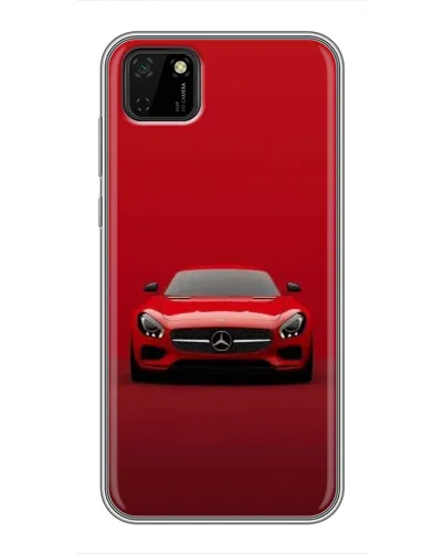 Чехол для Huawei Y5p с картинкой «Красный Mercedes AMG»