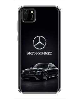 Чехол для Huawei Y5p с картинкой «Mercedes — решетка радиатора» Чехол для Huawei Y5p с картинкой «Mercedes — решетка радиатора»