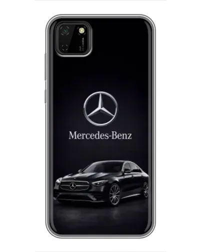 Чехол для Huawei Y5p с картинкой «Mercedes — решетка радиатора»