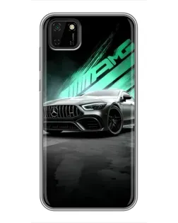 Чехол для Huawei Y5p с картинкой «Темный Mercedes AMG» Чехол для Huawei Y5p с картинкой «Темный Mercedes AMG»