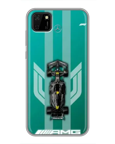 Чехол для Huawei Y5p с картинкой «Mercedes AMG Petronas»