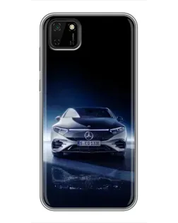 Чехол для Huawei Y5p с картинкой «Ночной Mercedes EQ» Чехол для Huawei Y5p с картинкой «Ночной Mercedes EQ»