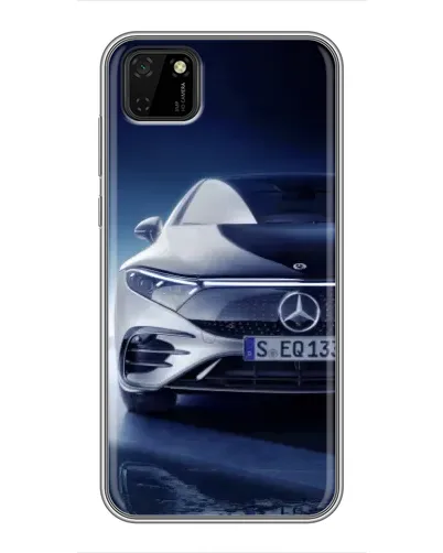 Чехол для Huawei Y5p с картинкой «Mercedes EQ — будущее»