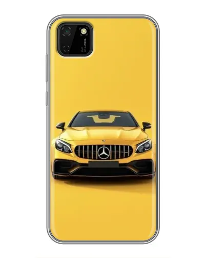 Чехол для Huawei Y5p с картинкой «Желтый Mercedes GT»