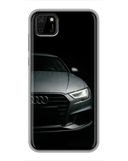 Чехол для Huawei Y5p с картинкой «Audi — детализация кузова»