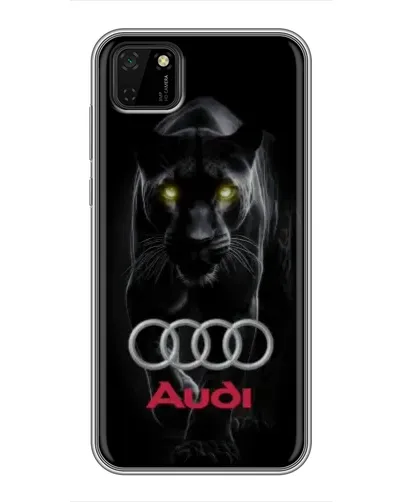Чехол для Huawei Y5p с картинкой «Пантера и Audi» Чехол для Huawei Y5p с картинкой «Пантера и Audi»