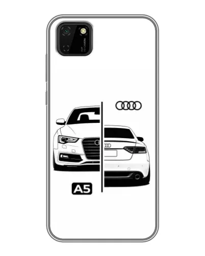 Чехол для Huawei Y5p с картинкой «Audi — контрастный дизайн» Чехол для Huawei Y5p с картинкой «Audi — контрастный дизайн»