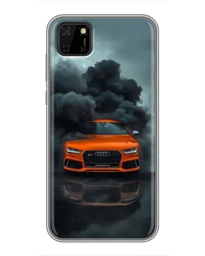 Чехол для Huawei Y5p с картинкой «Audi в облаках дыма» Чехол для Huawei Y5p с картинкой «Audi в облаках дыма»