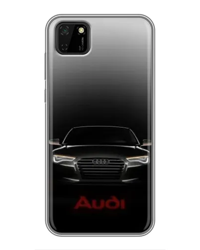Чехол для Huawei Y5p с картинкой «Audi — градиентный контур» Чехол для Huawei Y5p с картинкой «Audi — градиентный контур»