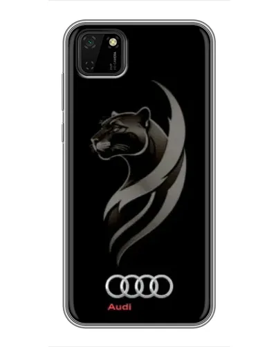 Чехол для Huawei Y5p с картинкой «Графика — пантера и Audi» Чехол для Huawei Y5p с картинкой «Графика — пантера и Audi»